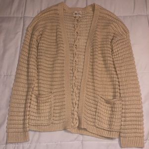 Ivory Knit Cardigan